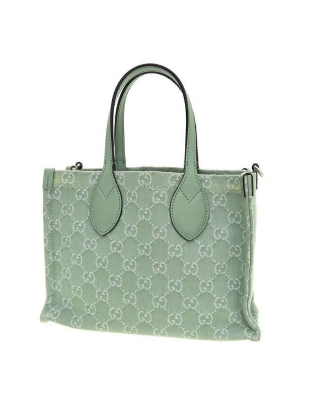 Gucci GG Denim Hand Shoulder Out Of Stock Clutch Bag